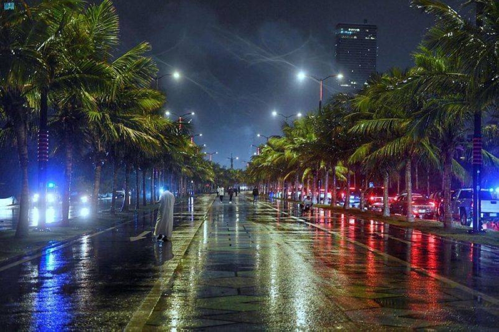 «الأرصاد»: البساتين بجدة تسجل أعلى كمية هطول أمطار بـ 38 ملم