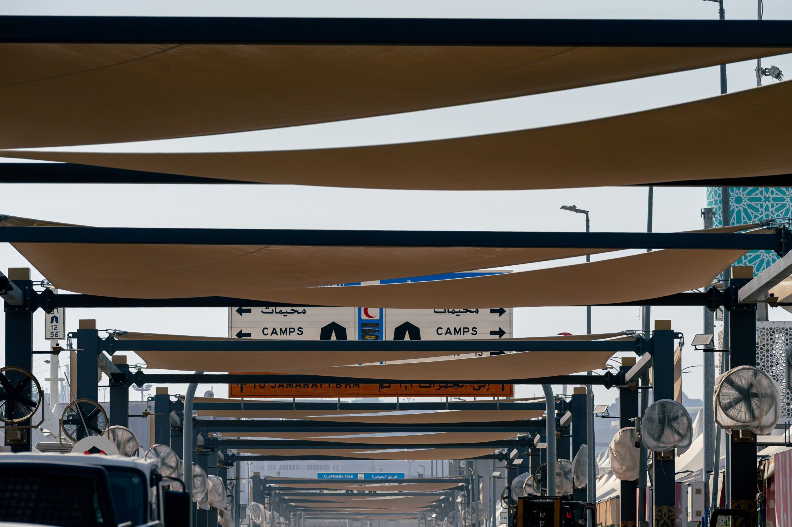 الانتهاء من مشروع تظليل وتلطيف الأجواء في مشعر منى