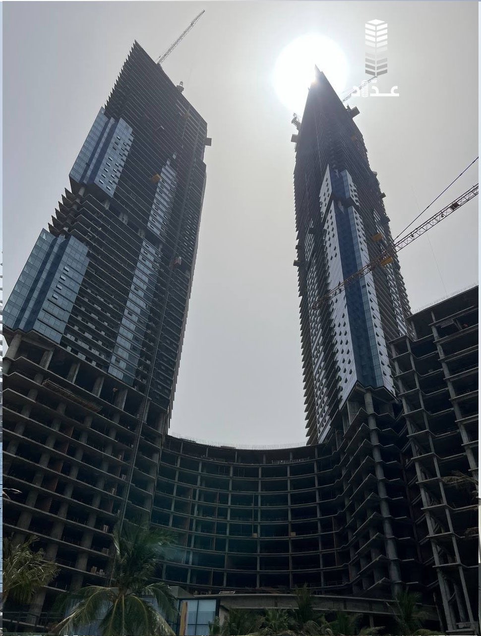 ابراج سمو اعلى نقطة على ساحل البحر الأحمر