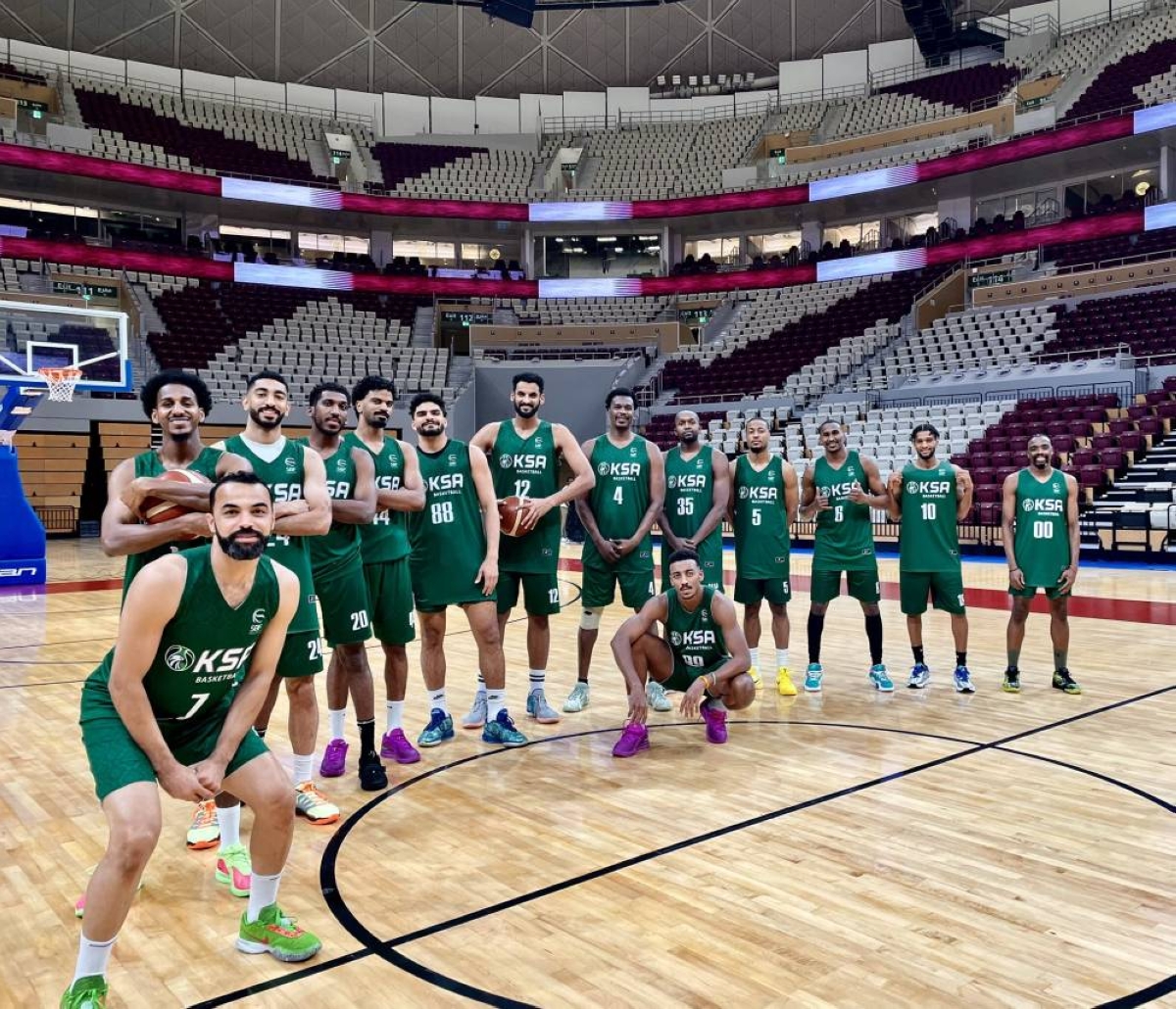 أخضر السلة يختبر جاهزيته قبل خوض التحدي القاري في جدة
