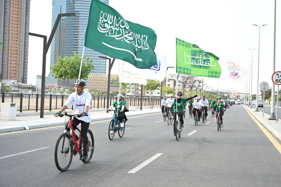 «دراج أبحر» وأمانة جدة ينظمان مسيرة دراجات احتفاءً باليوم الوطني